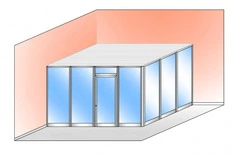 Box Modulare 2 Lati in Alluminio e Vetro Trasparente e Copertura - 4x3 m - ITALFROM®