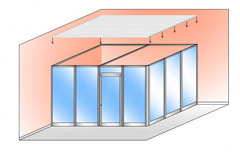 Box Modulare 2 Lati in Alluminio e Vetro Trasparente e Copertura - 4x3 m - ITALFROM® - 5