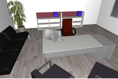 Composizione Mobili da Ufficio - Ufficio1 - Serie IXO Italfrom - 2