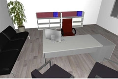 Composizione Mobili da Ufficio - Ufficio1 - Serie IXO Italfrom - 2