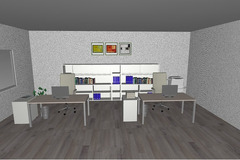 Composizione Mobili da Ufficio - Ufficio2 - Serie IXO Italfrom - 2