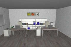Composizione Mobili da Ufficio - Ufficio2 - Serie IXO Italfrom - 2