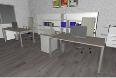 Composizione Mobili da Ufficio - Ufficio2 - Serie IXO Italfrom - 5