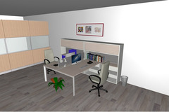 Composizione Mobili da Ufficio - Ufficio3 - Serie IXO Italfrom - 2