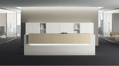 Composizione Mobili da Reception - Reception9 - Serie PUNTO Italfrom - 4