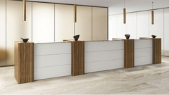 Composizione Mobili da Reception - Reception6 - Serie CARINA Italfrom - 4