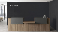 Composizione Mobili da Reception - Reception12 - Serie PUNTO Italfrom - 4