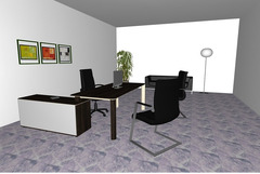 Composizione Mobili da Ufficio - Ufficio15 - Serie CAESAR Italfrom - 2