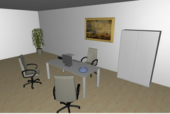 Composizione Mobili da Ufficio - Ufficio18 - Serie CAESAR GH Italfrom - 3