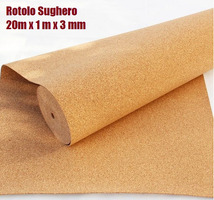 Rotolo in Sughero Naturale per Isolamento Termico/Acustico-20mx1mx3 mm - 2