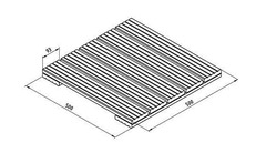 Mattonella in Legno 'Decking' Impregnato - Trattato Classe IV - Dimensioni 50x50x3,8 cm - 3