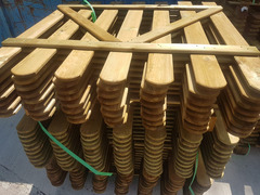 Cancelletto in Legno con Doghe di Pino per Steccato - Dimensioni: L 100cm x H 80cm - 2