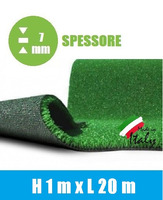 Prato Sintetico Artificiale ITALFROM® Evento Matrimonio - Misure: H1,00 X20 m - Spessore:7 mm