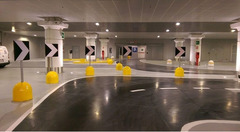 Dissuasore Tipo Tradizionale in Gomma Riciclata - interamente Verniciato - Diametro 52cm h 53 cm con - 2