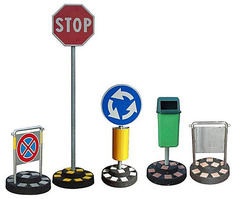 Zavorra - Base d'Appesantimento in Gomma Riciclata Nera per Segnaletica Stradale Mobile Diametro 62x - 2