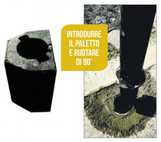 Base Inghisabile per Dissuasore di Sosta Flessibile in Gomma - 2