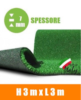 Prato Sintetico Artificiale ITALFROM® - Misure: H3,00 X 3 m - Spessore:7 mm