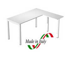 Scrivania Gambe Metallo 120/140 X 60