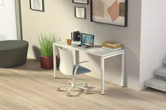 Scrivania Gambe Metallo 120/140 X 60 - 2