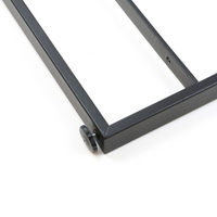 Scaffale Lader in Acciaio e Ripiani in Legno cm 69 X 35 X 115 H - 5