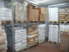 SCAFFALATURA INDUSTRIALE  PORTAPALLET LUNGHEZZA 5,75 METRI , ALTEZZA 300 cm PROF.100 cm CON 2 LIVELL - 3