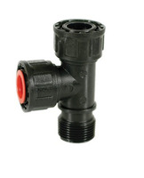 Raccordo Nylon Bassa Pressione Collettore per Elettrovalvole M1' X F1' X F1' Confezione 5 pz