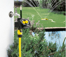 Programmatore Centralina per Irrigazione KARCHER WT4 Dotato di Attacchi da 3/4' e 1' - 3