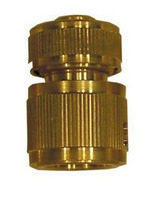 Raccordo Irrigo Aquastop in Ottone di Giunzione per Tubi da 1/2'  Confezione 10 pz