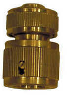 Raccordo Portagomma Irrigo Aquastop in Ottone di Giunzione per Tubi da 1/2'  Confezione 20 pz