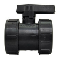 Raccordo Nylon Valvola a Sfera Bighiera in ABS 5FF Filetto Femmina / Femmina 1' X 1' Confezione 5 pz