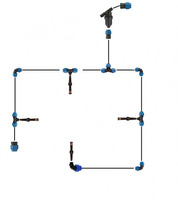 Kit Irrigazione Italfrom per Microirrigazione Interrata fino a 25 Mq - 2