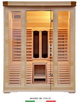 Sauna Infrarossi per 2 Persone cm 150 x 150 x 190 - PR-C3G