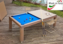 Tavolo Da Biliardo Misura 230 cm x 130 cm Modello Armistà Da Esterno