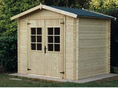 Casetta da Giardino in Legno d' Abete Nordico(19mm) - cm 246x200cm - Senza Pavimento - ITALFROM303