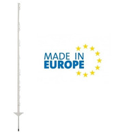 Picchetto di Messa a Terra Mobile in Plastica Bianco o Verde ITALFROM H 155 cm per Recinzioni Elettr