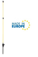 Picchetto di Messa a Terra Mobile in Fibra di Vetro Giallo ITALFROM H 110 cm per Recinzioni Elettric