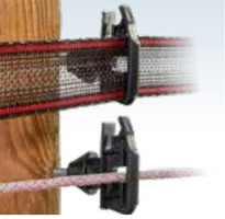 Isolatore Multiplo Avvitabile per Filo,Corda e Fettuccia ITALFROM Confezione 25 Pezzi per Recinzioni - 2