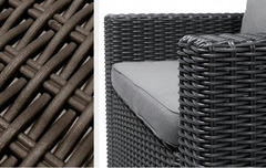 SALOTTO DA GIARDINO IN RESINA SET AINROFILAC 2 POLTRONE - 2