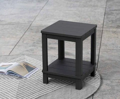 TAVOLINO DA ESTERNO IN RESINA MODELLO DELUXE 40,5x40,5x52h