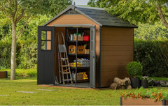 CASETTA RIPOSTIGLIO NEW IN RESINA 228x223,5x252H cm - 2