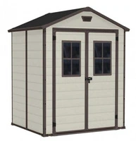 CASETTA RIPOSTIGLIO MAN CON FINESTRE IN RESINA 185x152x226H cm - 2