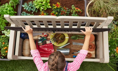 CASSAPANCA NEDE IN RESINA CM. 140x60x84h - 2