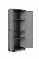 ARMADIO ALTO IN PLASTICA 3 RIPIANI REGOLABILI 68x39x173h MODELLO OLIT - 2