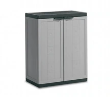 ARMADIO BASSO IN PLASTICA 2 RIPIANI REGOLABILI 68x39x85h  MODELLO JOL