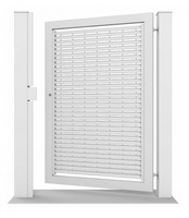 CANCELLO PEDONALE BATTENTE 'VENUS' ZINCATO A CALDO - MISURA : cm 146,6 X 173 h