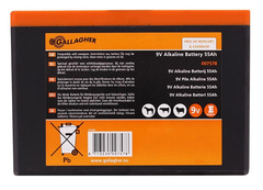 Batteria GGL Alcalina GALLAGHER 9 V/55 Ah per Elettrificatori - 2