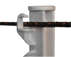 Picchetto di Messa a Terra Vario GALLAGHER H 1,00 m Colore Bianco/Terra per Recinzioni Elettriche Co - 3