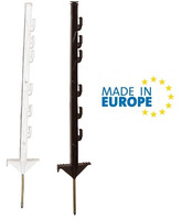 Picchetto di Messa a Terra in Plastica GALLAGHER H 0,75 m Colore Bianco/Terra per Recinzioni Elettri