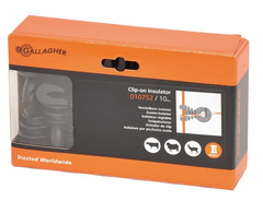 Isolatore per Picchetto Arancione GALLAGHER per Recinzioni Elettriche Confezione 10 Pz. - 2