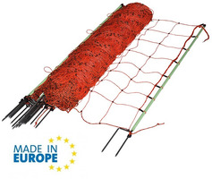 EuroNetz Rete per Capre Arancio 105/2-14/V-50 m GALLAGHER per Recinzioni Elettriche